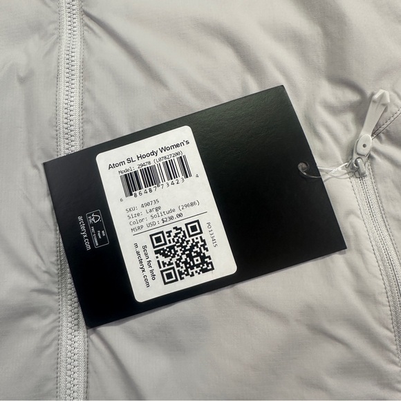 ARCT’TERYX  Women’s Atom SL Hoody Jacket Size Large - Picture 6 of 15